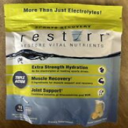 Restirr - Restore Vital Nutrients Sports Recovery Lemonade Flavor Triple Action
