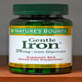 Nature's Bounty Gentle Iron 28 mg 90 Capsules Iron Glycinate 28mg Natures Bounty