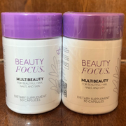 Nu Skin Beauty Focus Mutibeauty x 2 for beautiful Hair Nail Skin exp 02/2025 New