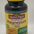 Nature Made Magnesium High Absorption Glycinate Capsules 200mg, 60 CT
