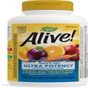 Alive! Men’s 50+ Daily Ultra Multivitamin, High Potency