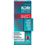 Kori Krill Superior Absorption Vs Fish Oil, Omega-3 Supplement for Heart,