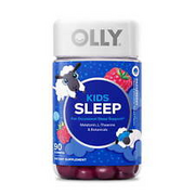 OLLY Kids Sleep Support Gummy Supplement, 0.5mg Melatonin, L Theanine