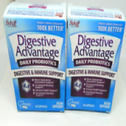 2Digestive Advantage DAILY PROBIOTICS Digestive Immune Support 30 caps ea BB 924