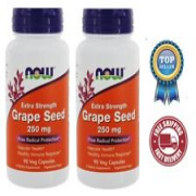 Now Foods GRAPE SEED EXTRACT 250MG 90 VCAPS