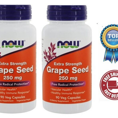 Now Foods GRAPE SEED EXTRACT 250MG 90 VCAPS