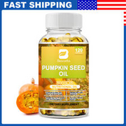 Pumpkin Seed Oil Capsules Support Prostate Health Brain Boost-120 Pills 2000Mg