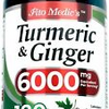 Tumeric Curcumin Highest Potency 6000mg w/ Ginger For Joint Pain 180 Capsules