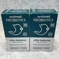 Nuvomed Probiotics Ultra Balance Digestive Support 60 Capsules Exp 11/24