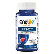 Onelife Liv Dtox Silymarin Milk Thistle 600 mg 60 Tablets (Pack Of 1)