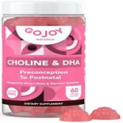 Prenatal Choline & DHA Gummies - Preconception to Postnatal Gummy Vitamin Sup...