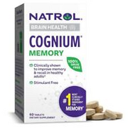 Natrol Cognium Brain Health for Improved Memory And Performance 100mg 60 Tablets
