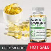 Magnesium Zinc Vitamin D3 Calcium 1000MG Complex High Absorption Supplement