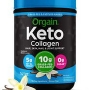 Orgain Keto Hydrolyzed Collagen Protein Powder with MCT Oil Vanilla 10g Collagen
