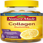 Collagen Gummies with Vitamin C, Zinc and Biotin, Hydrolyzed Collagen Peptides S