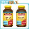 2 pack Nature Made FISH OIL 2000 mg Burp-Less Softgels, 230 Count - Brand NEW!