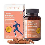 BBETTER Joint Support Supplement, 100% Veg Formula with Glucosamine Chondroitin