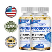 Digestive Enzymes Prebiotic & Probiotics, Constipation & Bloating Relief 240 Pcs