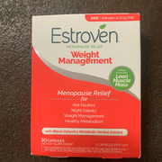 Estroven Menopause Relief Weight Management Capsule - 30 Count  Exp:10/2024 #225