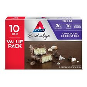 Atkins Endulge Treat, Chocolate Coconut Bar, Keto Friendly, 10 Count (Value Pack