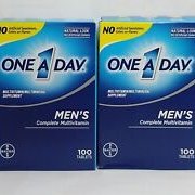 One A Day Men's Complete Multivitamin/Multimineral Supplement-200 Tablets 7/2024