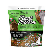 ^ Botanika Blends Plant Protein Powder Double Shot Iced Coffee 1KG Vegan