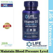 Life Extension, Vitamin D3 with Sea-Iodine, 125 mcg (5,000 IU), 60 Exp.12/2025