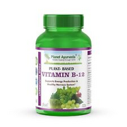 Planet Ayurveda Plant Based Vitamin B12 Supplement for Men & Women 60 Capsules