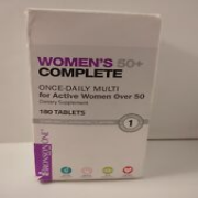 Bronson ONE Daily Women’s 50+ Complete Multivitamin 180 Count Exp 09/2025