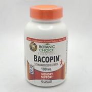 Botanic Choice Bacopin 100mg Memory Support | 90 Capsules | New & Sealed