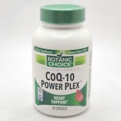 Botanic Choice CoQ-10 Power Plex | Heart Support | 30 Capsules | SEALED