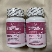 2 pack M Inch Liposomal Glutathione 2000mg 60 Caps Exp 05/2025