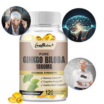 Ginkgo Biloba 1800mg - Brain Health, Improve Memory, Enhance Cognitive Function