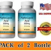 Alpha Lipoic Acid Capsules 800mg Pack Of 2 Unlocking Vitality, Empowering Health