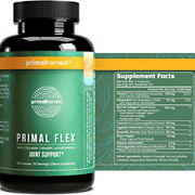 Primal Harvest Joint Supplement with Collagen, Turmeric, Boswellia and Ashwagand