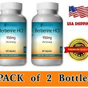 Berberine HCL Extract Capsules 1350mg Pack of 2 Revitalize Your Health