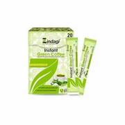 Zindagi Instant Green Coffee Powder Sachet  Sugar Free Detox Drink -20 Sachets