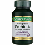 3 Pack Nature's Bounty Acidophilus Probiotic Supplement Tablets, 120 Ct