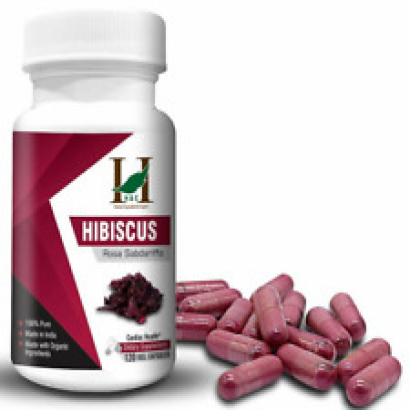 H&C Herbal Ingredients Expert Hibiscus 120 Capsules 450mg Each Dietary- FREESHIP
