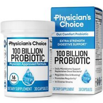 100 Billion Advanced Probiotic - 16 Strains + Organic Prebiotics - Probiotic
