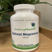 Seeking Health OPTIMAL MAGNESIUM (150 mg) 100 Vegetarian Capsules Exp 10/26