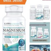USA-Made Magnesium 3-in-1 Complex for Enhanced Daily Performance - 150 Capsules