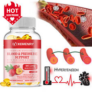 Blood Pressure Support - Garlic, Hawthorn, Olive Leaf - Supports Heart Health