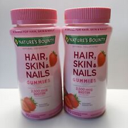 2 Nature’s Bounty Hair, Skin & Nails Gummies  EXP 5/25 (80 Ct Ea 160 Total)