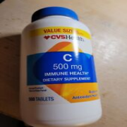 CVS Health Vitamin C-- 500 Tablets! 500mg Immune Health 10/2024 Expiration.  New