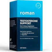 Roman Testosterone Booster Supplement Male Enhancement 120 Tablets Exp 02/25