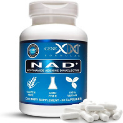 Genex NAD+ 250Mg Serving 60 Capsules Nicotinamide Adenine Dinucleotide Actual...