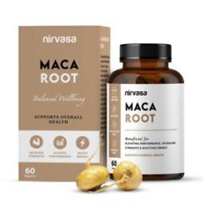 Nirvasa Maca Root Tablets for Men & Women (800mg) | 60 Tablets Set of 1