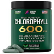 Chlorophyll Capsules 600 Mg - Natural Chlorophyll Pills for Women & Men - Hig...
