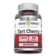 Amazing Formulas Tart Cherry Extract 7000mg Per Serving Capsules Supplement |...